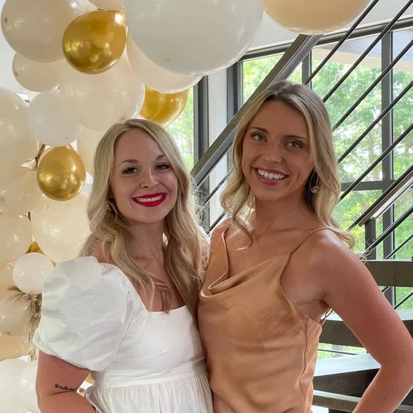 Petal & Pup Orange Ribbed Cowl Neck Slip Dress - Picture 6 of 6